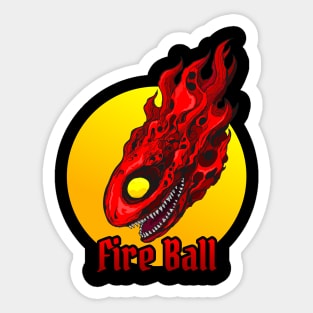 Fire Ball Sticker